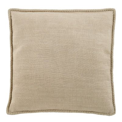Cushions - LOUISE linen cushion - Natural - BLANC D'IVOIRE