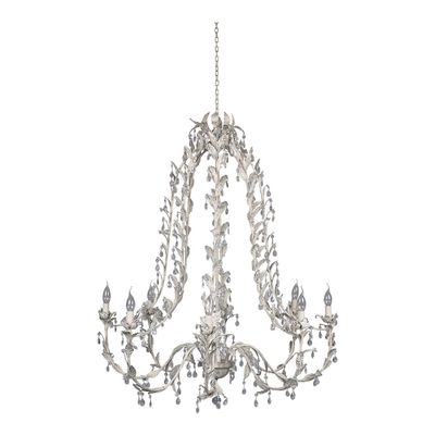 Hanging lights - ELYSEE XXL chandelier - BLANC D'IVOIRE