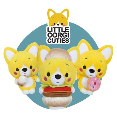 Soft toy - LITTLE CORGI CUTIES PLUSH - 20 CM - GIPSY TOYS