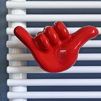 Gifts - Shaka ceramic hanger for towel rail radiators - LETSHELTER SRL