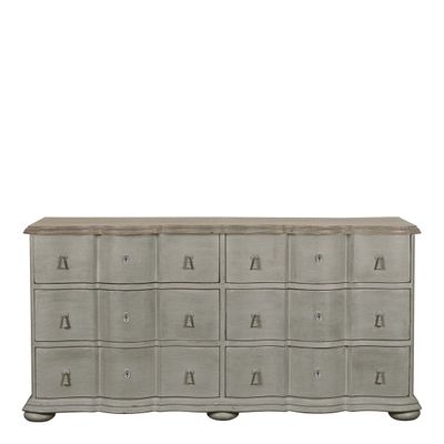 Chests of drawers - CARLOTTA stone chest of drawers - Large model - BLANC D'IVOIRE
