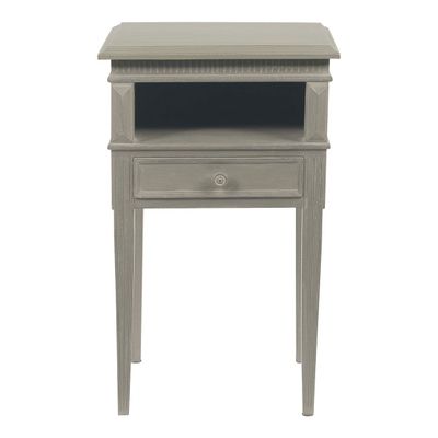 Night tables - ARNAUD stone bedside table - BLANC D'IVOIRE