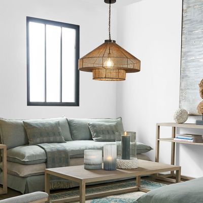 Hanging lights - AKEMI pendant light - Medium model - BLANC D'IVOIRE