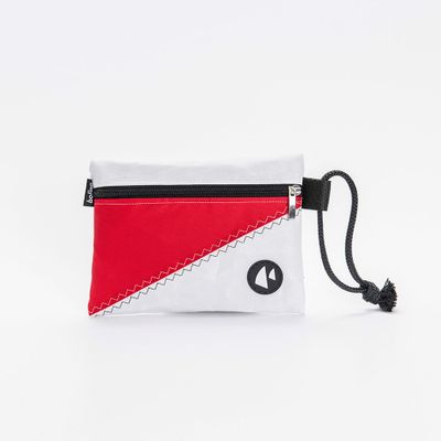Pochettes - Rodi - Mini pochette / trousse de beauté fabriqué en voile recyclée - BOLINA SAIL