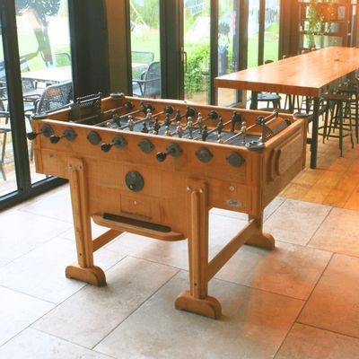 Game tables - STELLA TABLE FOOTBALL - RETRO AGED OAK - STELLA BABY-FOOT & BILLARDS