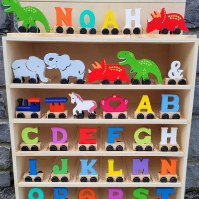 Children's decorative items - Ryantown Colored Name Train Starter Pack - RYAN TOWN TOYS & GIFTS LTD