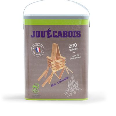 Jeux enfants - BARIL JOUECABOIS 200 PIECES - JEU D'EVEIL CONSTRUCTION - GARCON/FILLE - JOUECABOIS