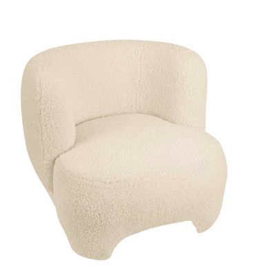 Armchairs - MU74088 Sheepskin Dana Armchair 81X81X71Cm - ANDREA HOUSE