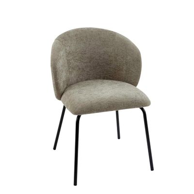 Fauteuils - MU74110 Beige Lina Upholstered Chair 59X56X79 - ANDREA HOUSE