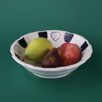 Plats et saladiers - Happy Bowl, charmant bol polyvalent en céramique - MEZZOGIORNOH