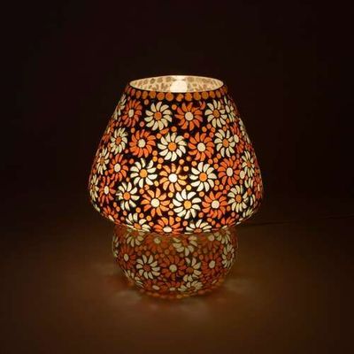 Lampes de table - Lampe artisanale en forme de fleur d'oranger de taille moyenne en verr - SOUL LIGHT EUROPE