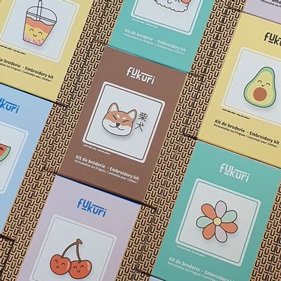 Cadeaux - Kit de Broderie - DIY - FUKURI