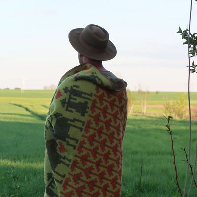 Plaids - FASTFOLK EVELINA&EWALD, WOOLBLANKET, 130x220cm - ÖJBRO VANTFABRIK