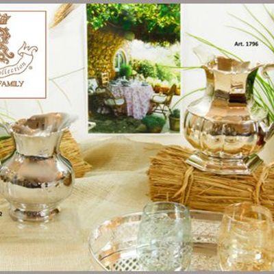 Bowls - Sheffield silver bucket and flutes - ROYAL FAMILY SRL