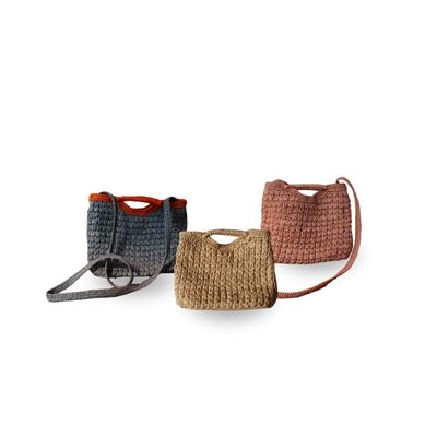 Pochettes - FELICITA  SAC RAPHIA / RAFFIA BAG - AMARRÉ