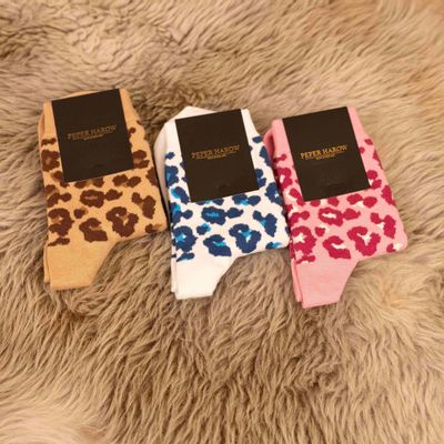 Socks - Leopard Women's Socks - PEPER HAROW LTD