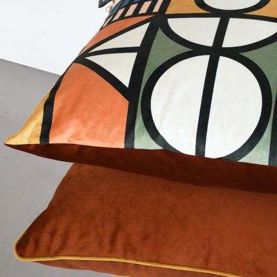 Comforters and pillows - Bokamuso Velvet decorative pillow - LULASCLAN