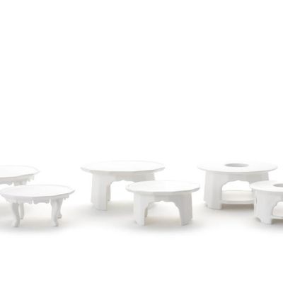 Ustensiles de cuisine - [KIM BYEOL HEE] White porcelain soban series - Hojokban - K-CERAMIC(LIVING BY SOIL)