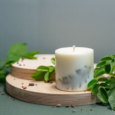 Candles - Candle with Lemongrass Scent - TL CANDLES
