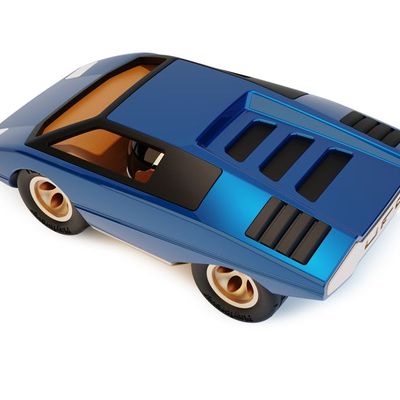 Toys - Playforever - Voiture Ufo Leonessa - Bleu - L.17,60 cm - PLAYFOREVER