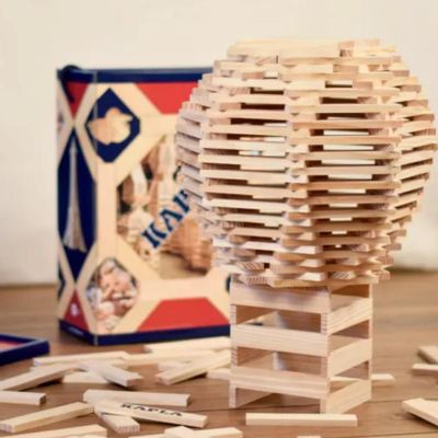Jeux enfants - Baril 200 planchettes nature - KAPLA