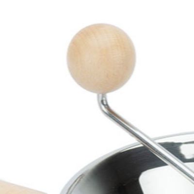 Kitchen utensils - TOMATALO DUO WOOD - Steel vegetable mill w/ wood knob & handle - TOMATTO