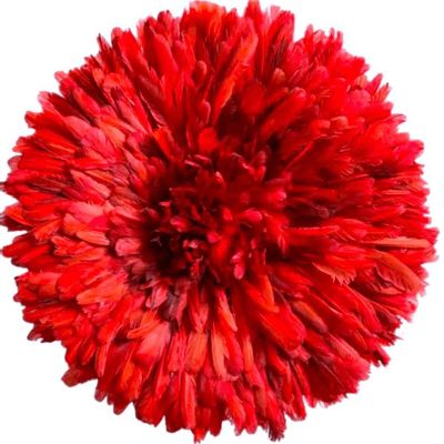 Unique pieces - Red Juju hat “Babadjou” - LA CASE DE NOUDET