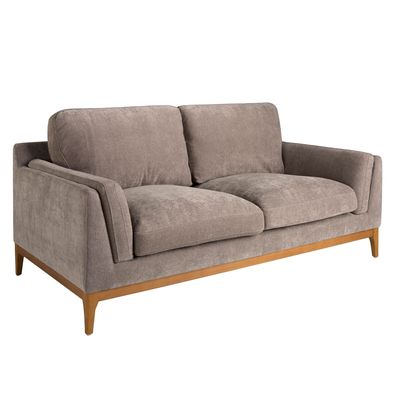 Sofas - 2 seater sofa in brown fabric - ANGEL CERDÁ