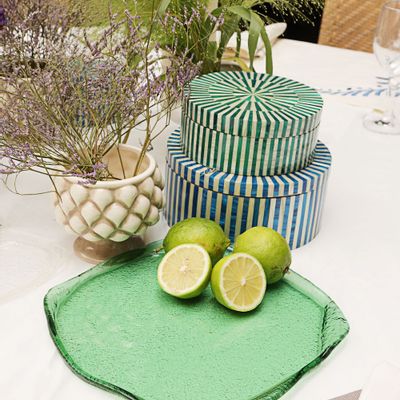 Gifts - Green Round Wave Plate - HYA CONCEPT STORE