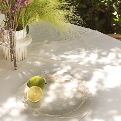 Everyday plates - Clear Round Wave Plate - HYA CONCEPT STORE