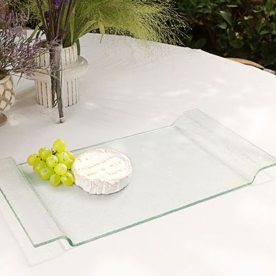 Meubles de cuisines  - Assiette longue en cristal Cheese - HYA CONCEPT STORE