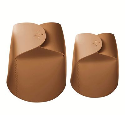 Objets design - BLOOM LEATHER BASKET - TONUCCI COLLECTION