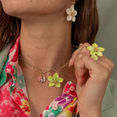 Bijoux - Yellow flower necklace - SS25 Flower theme - NACH