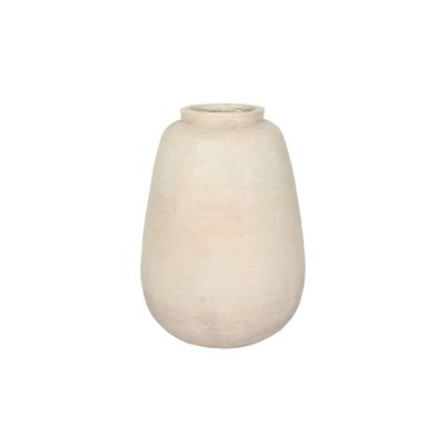 Vases - WHITE MAGNESIA VASE - ITEM HOME BY ITEM INTERNATIONAL