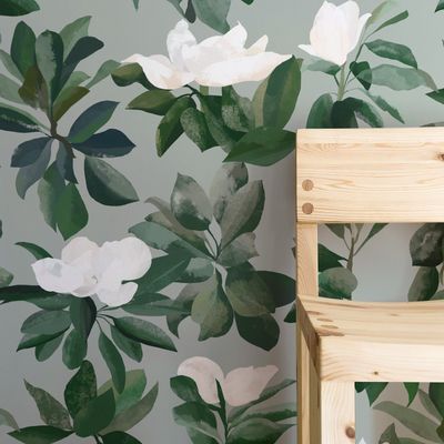 Autres décorations murales - Magnolia papier peint - ALL THE FRUITS