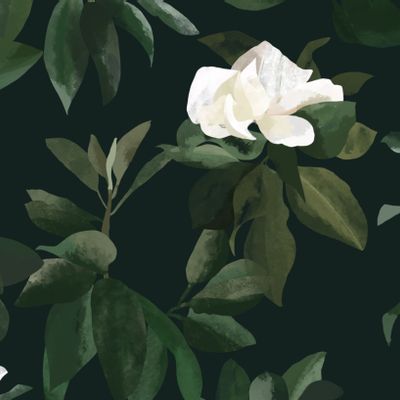 Autres décorations murales - Papier peint Magnolia - ALL THE FRUITS