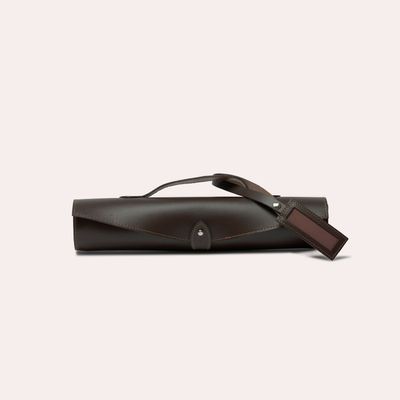 Decorative objects - Beaulieu color leather fire case - MIDIPY