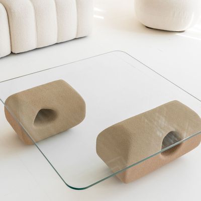 Decorative objects - Dune coffee table - Le Carré - DUNE ATELIERS