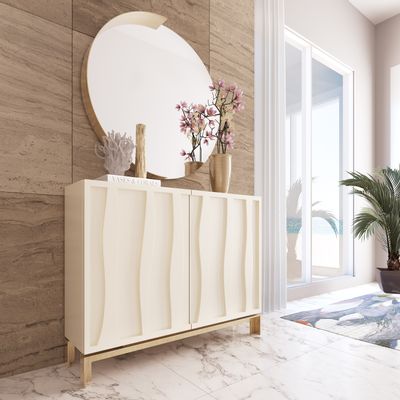 Wardrobe - Shoe cabinet in MDF of 18 pairs with selectable length from 80 -120 cm - FRANCO FURNITURE