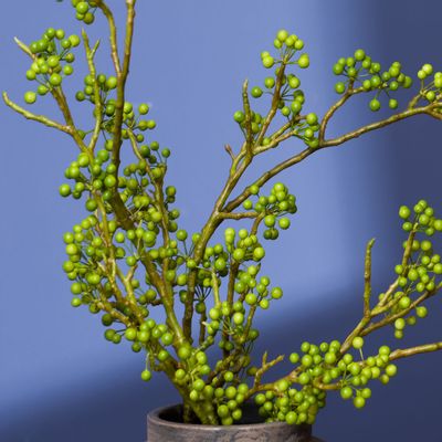 Floral decoration - BERBERIS BERRIES BRANCH - Lou de Castellane - Artificial flowers - LOU DE CASTELLANE