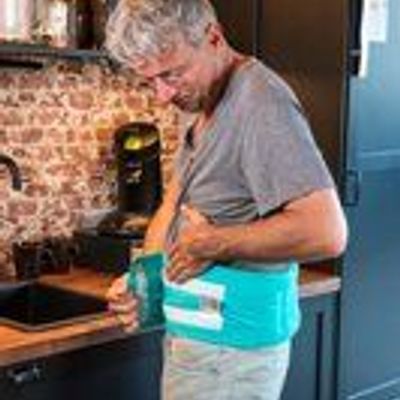 Homewear bien-être - Profysio Ceinture - Coussin de Lin - 120 cm x 17 cm - INATURA