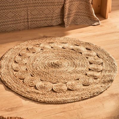 Tapis contemporains - TAPIS RONDS EN JUTE - CALMA HOUSE