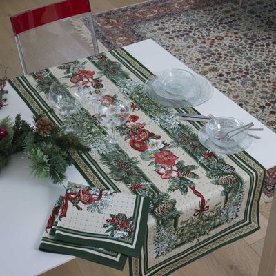 Table linen - Winter dream table runner - BEAUVILLÉ