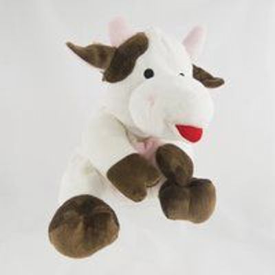 Soft toy - Cherry Belly Plush Cow - Cherry Stone Pillow - INATURA