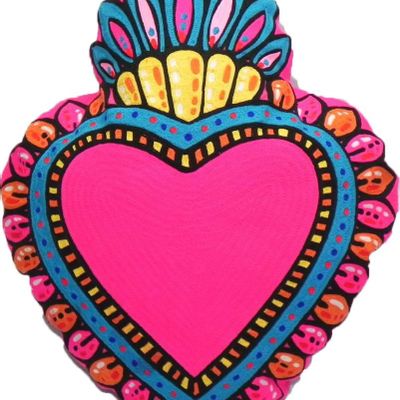 Coussins - Cushion Milagro heart - BACKTOBASIX X KITSCH KITCHEN