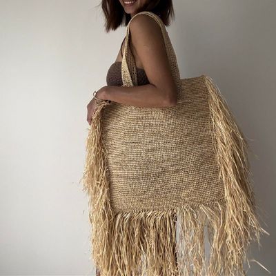 Bags and totes - VEZO RAFFIA BAG - AMARRÉ