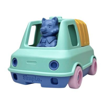 Toys - Camion Poubelle Véhicule Roulant - Fabriqué en France - LE JOUET SIMPLE