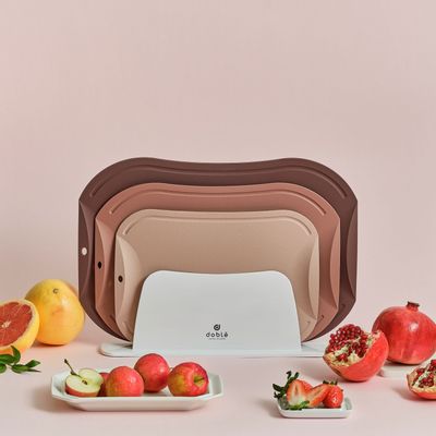 Robots - [doblé] Doble 4pcs Non-Scratch Cutting board set - KIDP(KOREA INSTITUTE OF DESIGN PROMOTION)