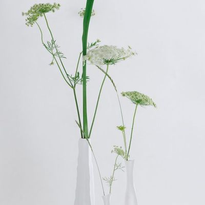 Vases - Mira vase, biscuit de porcelain,H33 - YLVAYA DESIGN