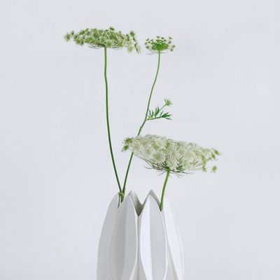 Vases - Arianne vase, porcelain cookie, H21cm, D16cm - YLVAYA DESIGN